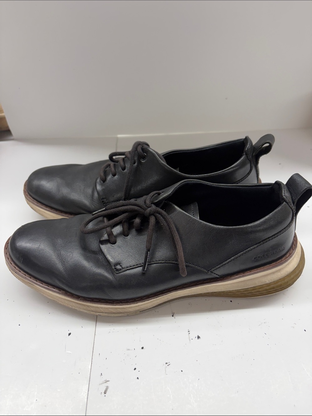 Used Cole Haan Men's ØriginalGrand Energyweave Plain Toe Oxfords Size 7.5